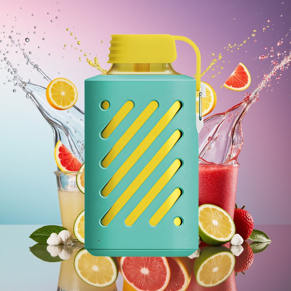 VOZOL GEAR 10000 engangs vape Miami Mynte 10000 Puffs 20 ml E-liquid 20/50mg/ml Nicotine 500mAh Batteri Engros Danmark