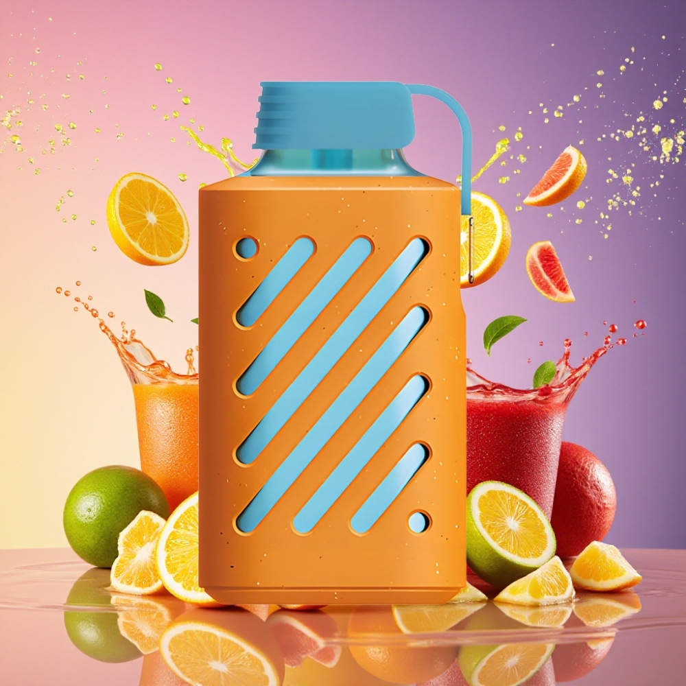 VOZOL GEAR 10000 engangs vape Tangerin Mango Guava - 10000 puff, 20 ml e-væske, 50mg/ml nikotin Engros Danmark
