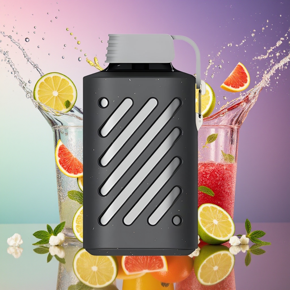 VOZOL GEAR 10000 engangs vape citron mynte - 10000 puff, 20 ml e-væske, 500mAh batteri, 20/50mg/ml nikotin Engros Danmark