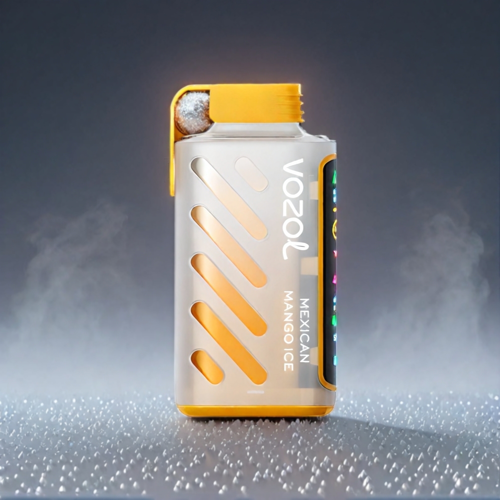 VOZOL Gear Power 20000 Puffs Dansk Mango S.i.L.C. Tech Dual Mesh Coil 20mL 5% Engros Danmark