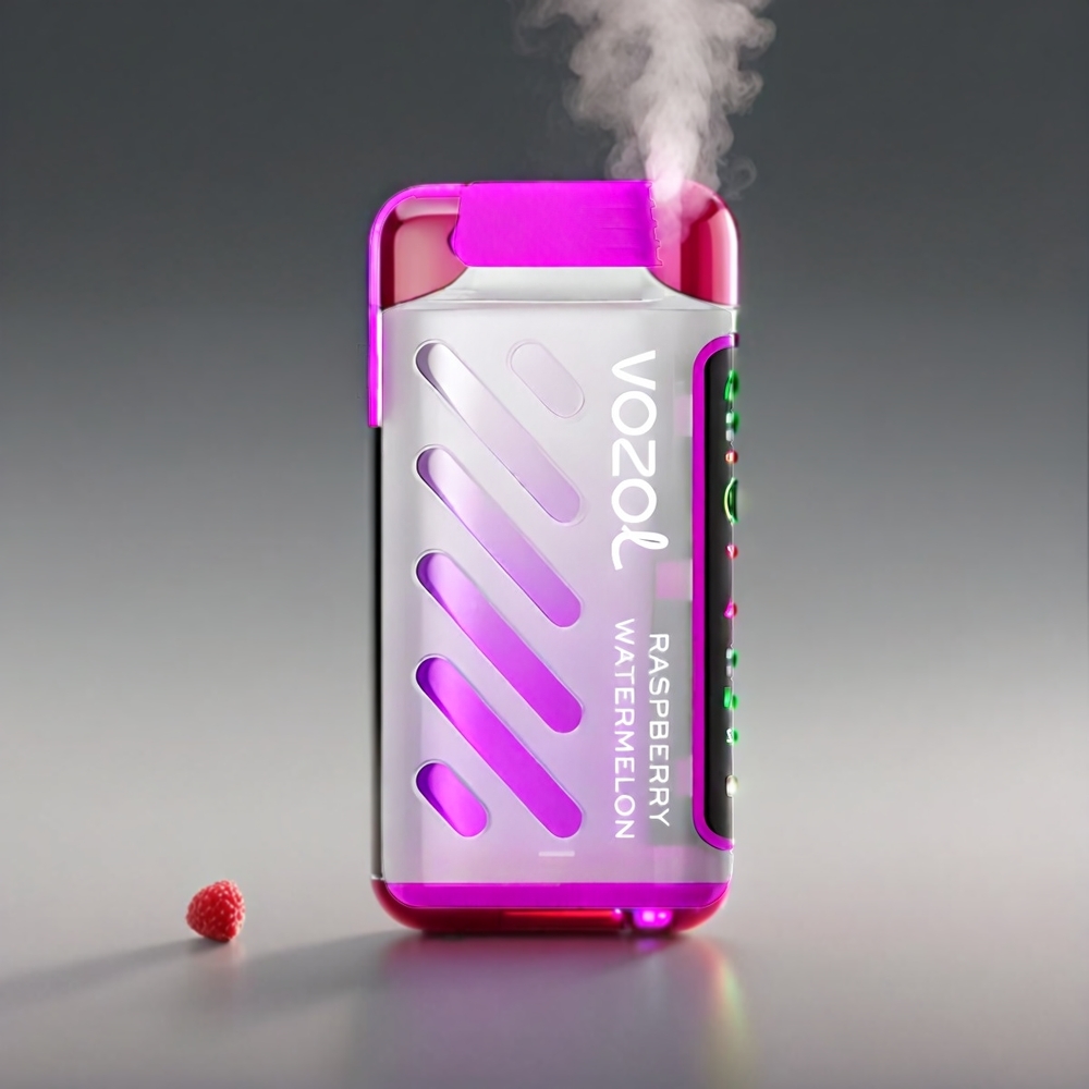 VOZOL Gear Power 20000 Puffs Dual Mesh Coil 20mL Hindbær Vandmelon Engros Danmark
