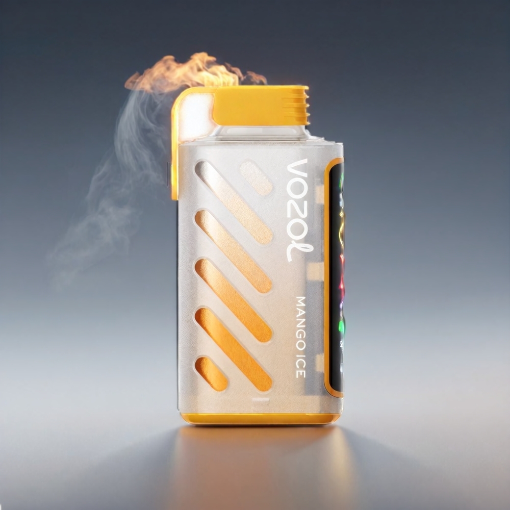 VOZOL Gear Power 20000 Puffs S.i.L.C. Tech Dual Mesh Coil 20mL 5% Mango Engros Danmark