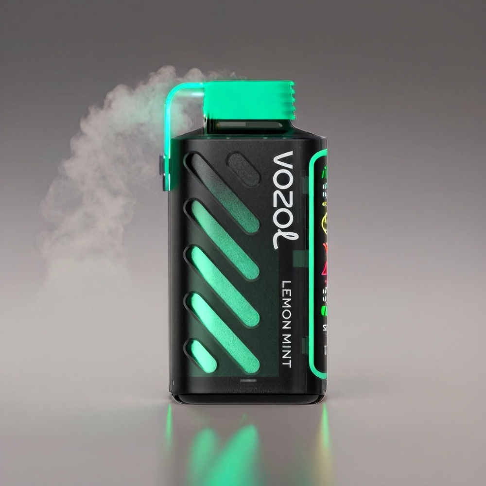 VOZOL Gear Power 20000 Puffs S.i.L.C. Tech Dual Mesh Coil 20mL Citron Mynte | 5%(50mg)