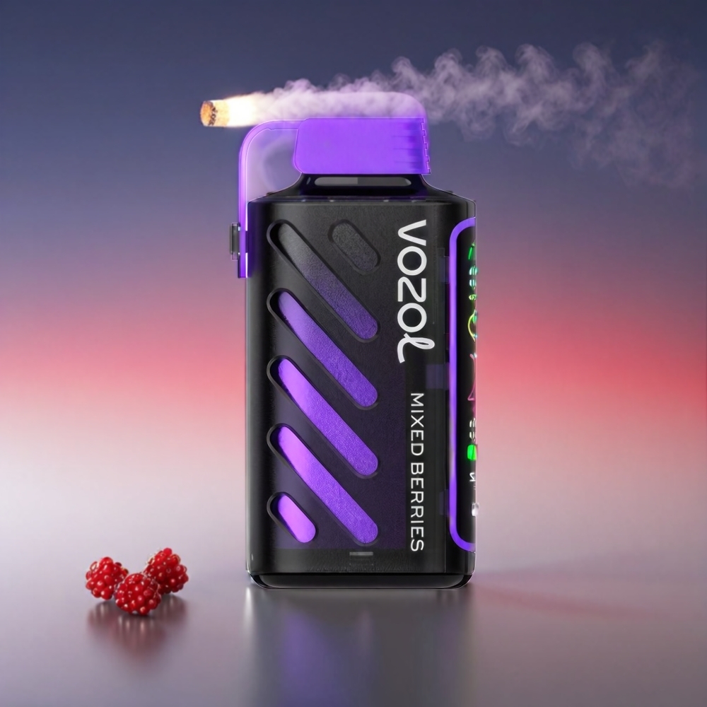 VOZOL Gear Power 20000 Puffs S.i.L.C. Tech Dual Mesh Coil 20mL Mixed Bær Engros Danmark