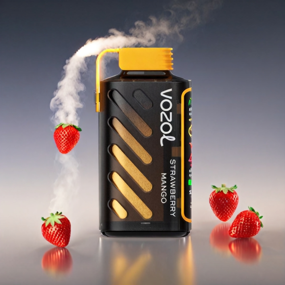 VOZOL Gear Power 20mL 5% Dual Mesh Coil 20000 Puffs Jordbær Mango Engros Danmark