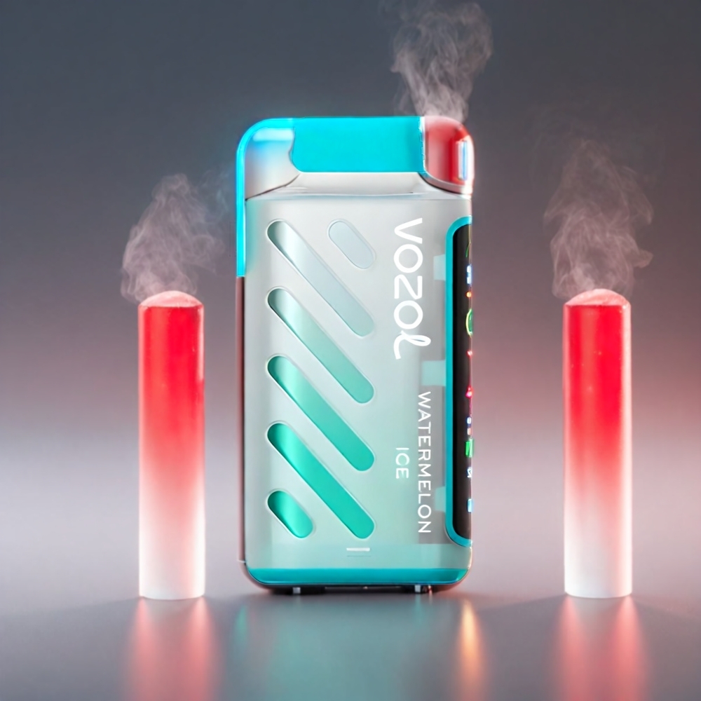 VOZOL Gear Power Vandmelon 20000 Puffs S.i.L.C. Tech Dual Mesh Coil 20mL 5% Engros Danmark