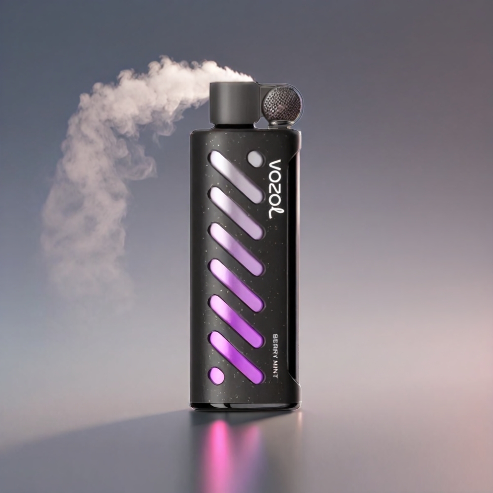 VOZOL Gear Shisha 25000 Puffs Bær Mynte Dual Mesh 1000mAh 3mg/ml Engros Danmark