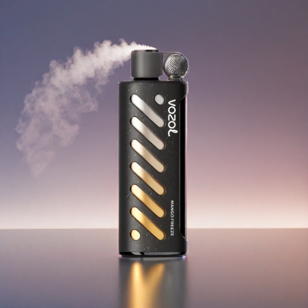 VOZOL Gear Shisha 25000 Puffs Mango Frost S.i.L.C Tech Dual Mesh 1000mAh 3mg/5mg Engros Danmark