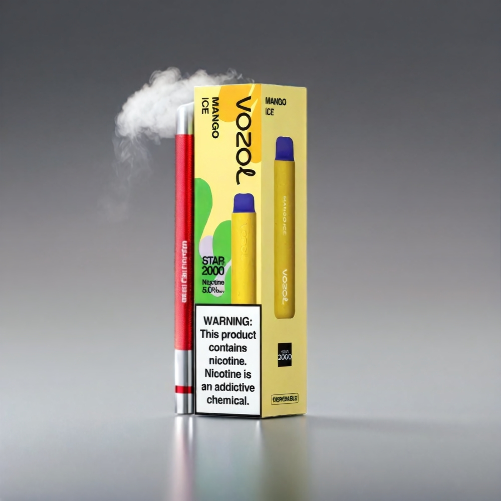 VOZOL Star 20000 Puffs 2.2'' HD Dual Mesh 650mAh Mango Engros Danmark