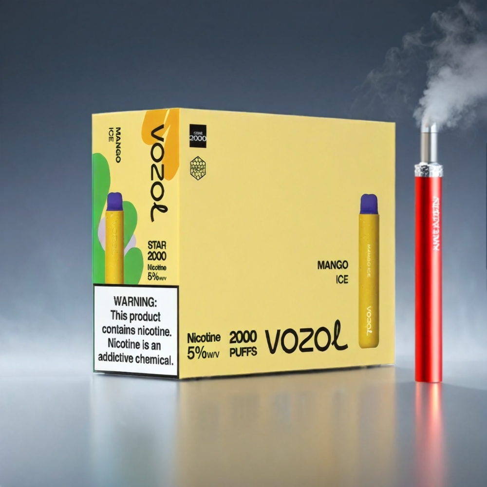 VOZOL Star 20000 Puffs 2.2'' HD Dual Mesh 650mAh Mango Engros Danmark