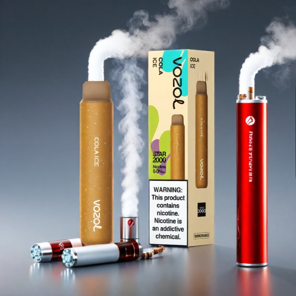 VOZOL Star 20000 Puffs Dual Mesh 650mAh 2.2'' HD Cola Engros Danmark