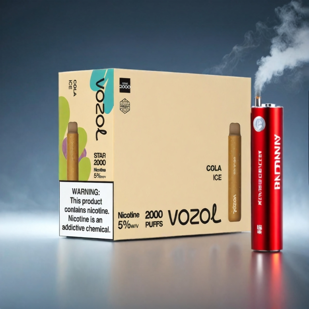 VOZOL Star 20000 Puffs Dual Mesh 650mAh 2.2'' HD Cola Engros Danmark
