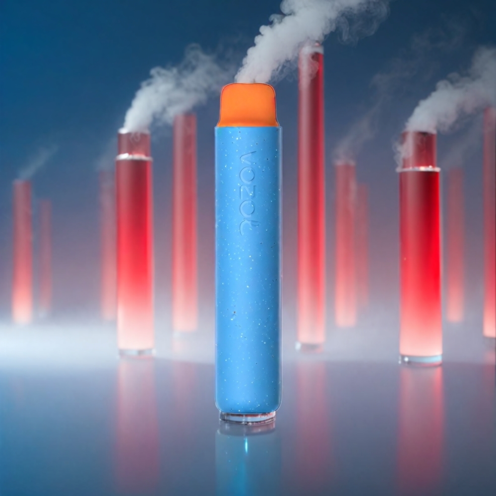 VOZOL Star 20000 Puffs Dual Mesh 650mAh Blå Hindbær 2.2'' HD Skærm 0/20/50mg Engros Danmark