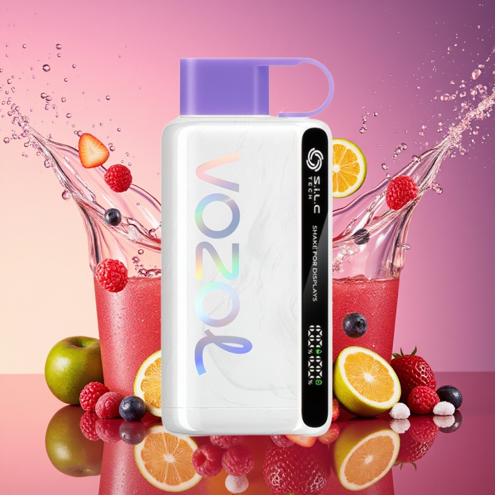 VOZOL STAR 9000/12000 Engangs Vape Blandede Bær Shake for Display S.i.L.C TECH Mundstykke Beskyttelse 30% Hurtigere Opladning 650mAh Batteri 0/20/50mg/ml Nikotin Engros Danmark
