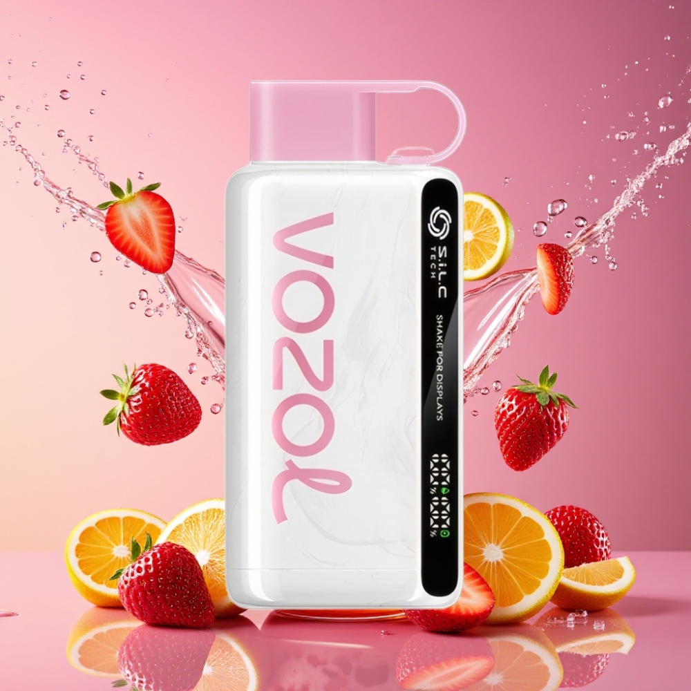 VOZOL STAR 9000/12000 Engangs Vape Jordbær Iscreme 650mAh 0/20/50mg/ml Engros Danmark