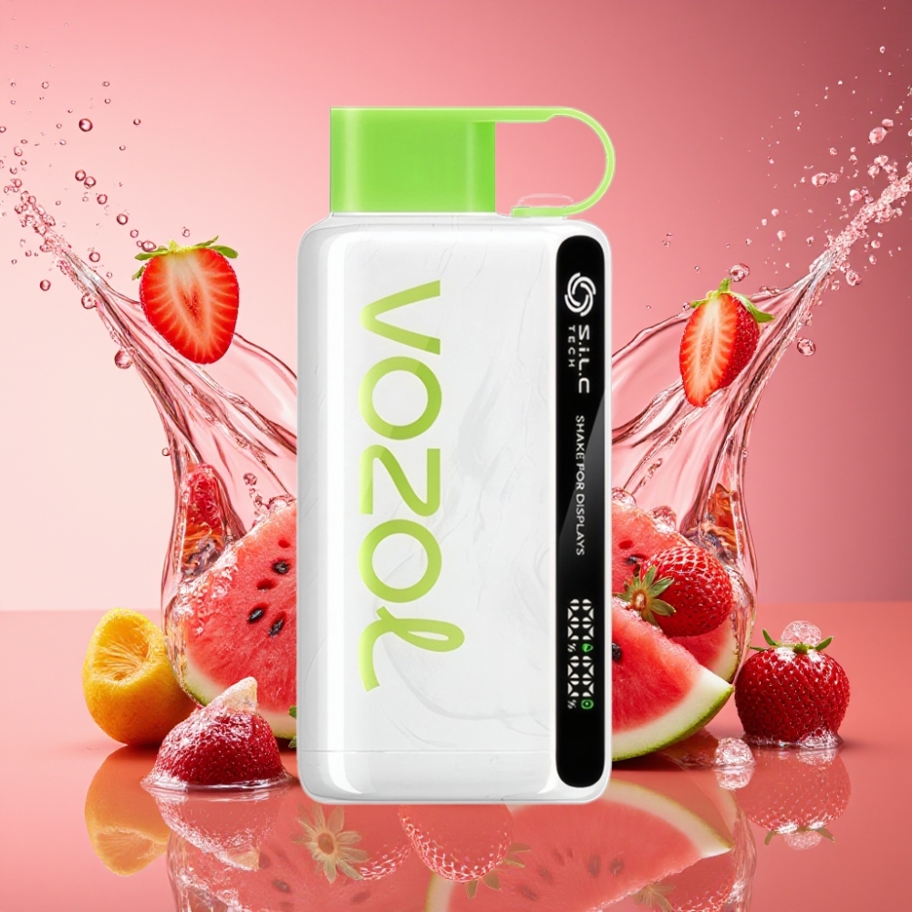 VOZOL STAR 9000/12000 Engangs Vape Jordbær Vandmelon 650mAh 9000/12000 Puffs 0/20/50mg/ml Engros Danmark