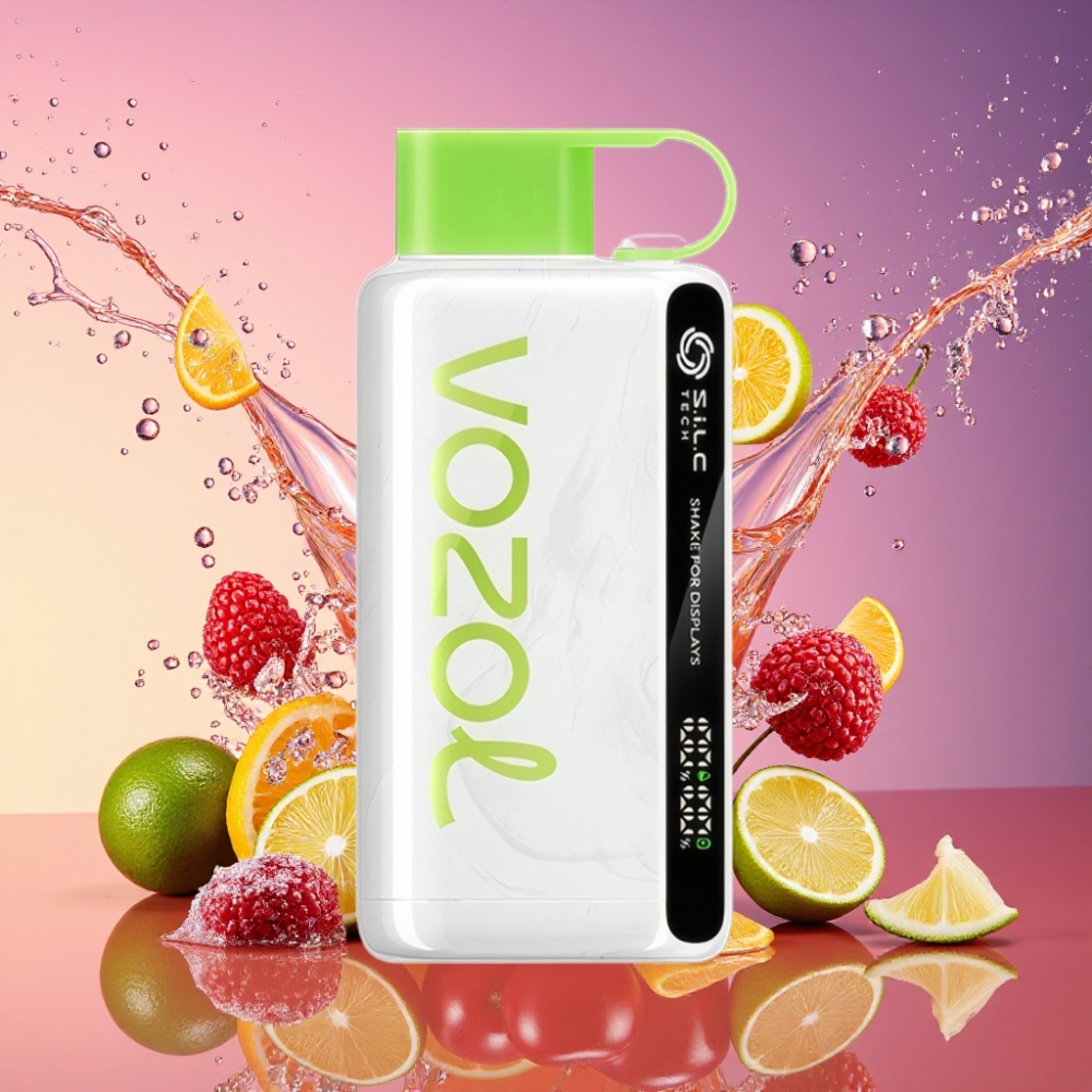 VOZOL STAR 9000/12000 Engangs Vape Kirsebær Lime 650mAh 9000/12000 Puffs Engros Danmark