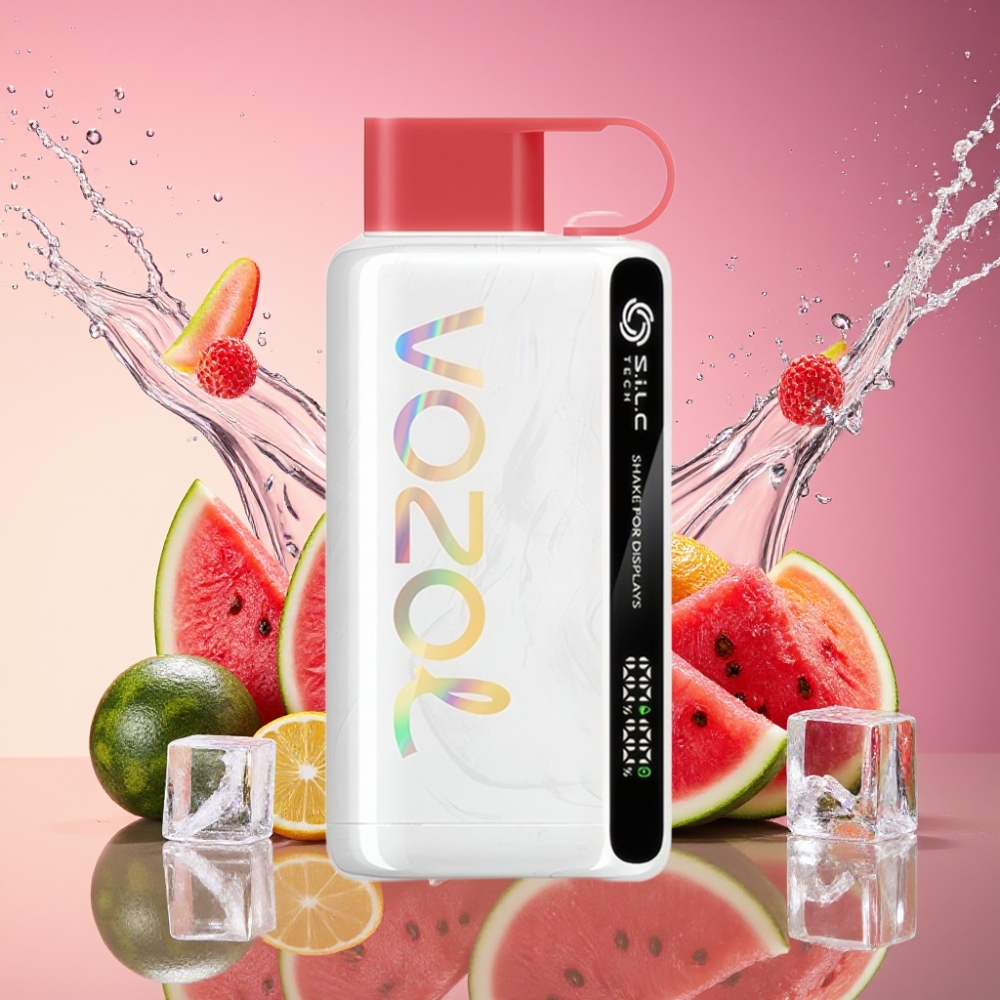 VOZOL STAR 9000/12000 Engangs Vape Vandmelon Is med Shake for displays Engros Danmark