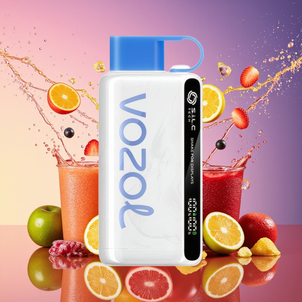VOZOL STAR 9000/12000 Pust Ryst for display Hurtig opladning 650mAh Engros Danmark