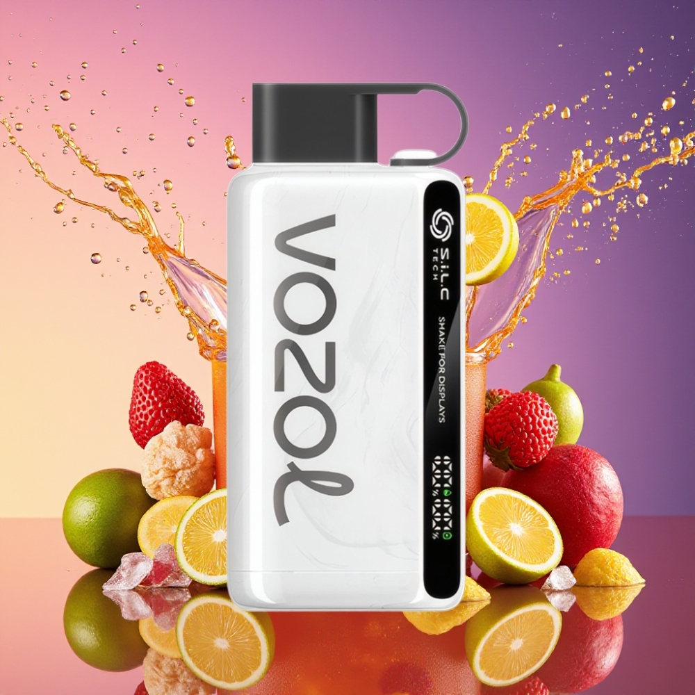 VOZOL STAR 9000/12000 engangs vape tobak Shake for displays S.i.L.C TECH 0/20/50mg/ml Nikotin 650mAh Engros Danmark