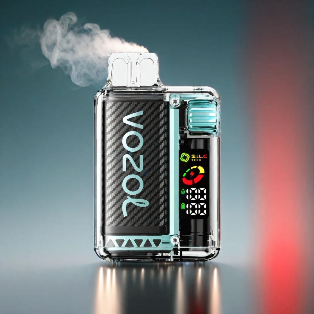 VOZOL Vista 20.000 Puffs Genanvendelig 650mAh 2% Nikotin Miami-Mynte OLED Dual Mesh MCU 65% PCR TPD MTL 6W Engros Danmark