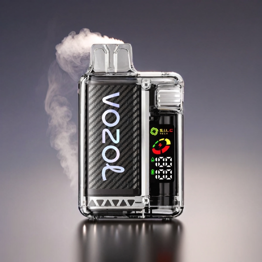 VOZOL Vista 20.000 Puffs Genanvendelig 650mAh OLED 6-Niveau Vaniljetobak MCU Chip + Engros Danmark