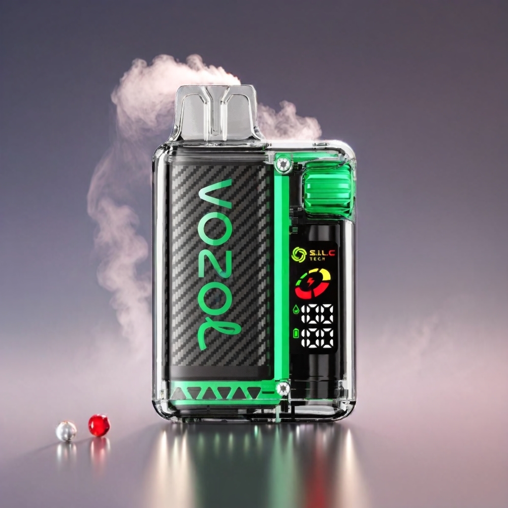 VOZOL Vista 20.000 Puffs Genopladelig 650mAh 2% Nikotin OLED Skærm Vandsæblegummi Engros Danmark